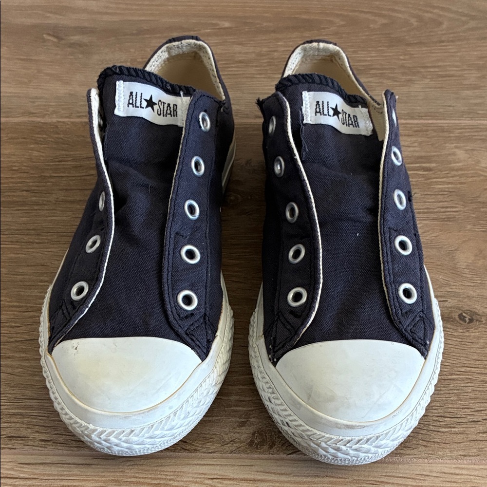 Converse All Star Blue Slip On Shoes kids 2.5